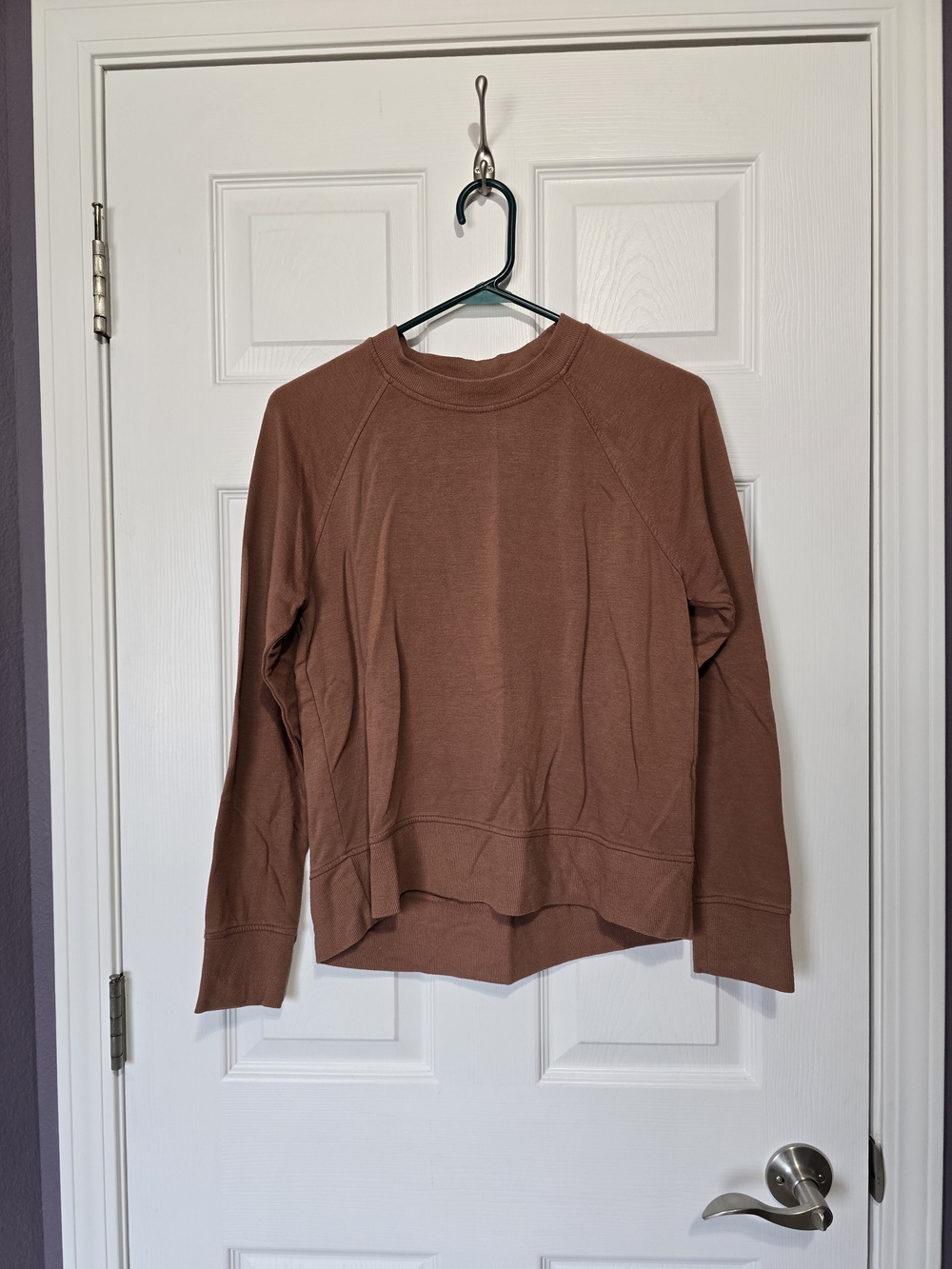 a new day Women's Crewneck Pullover Sweater - Rust Brown